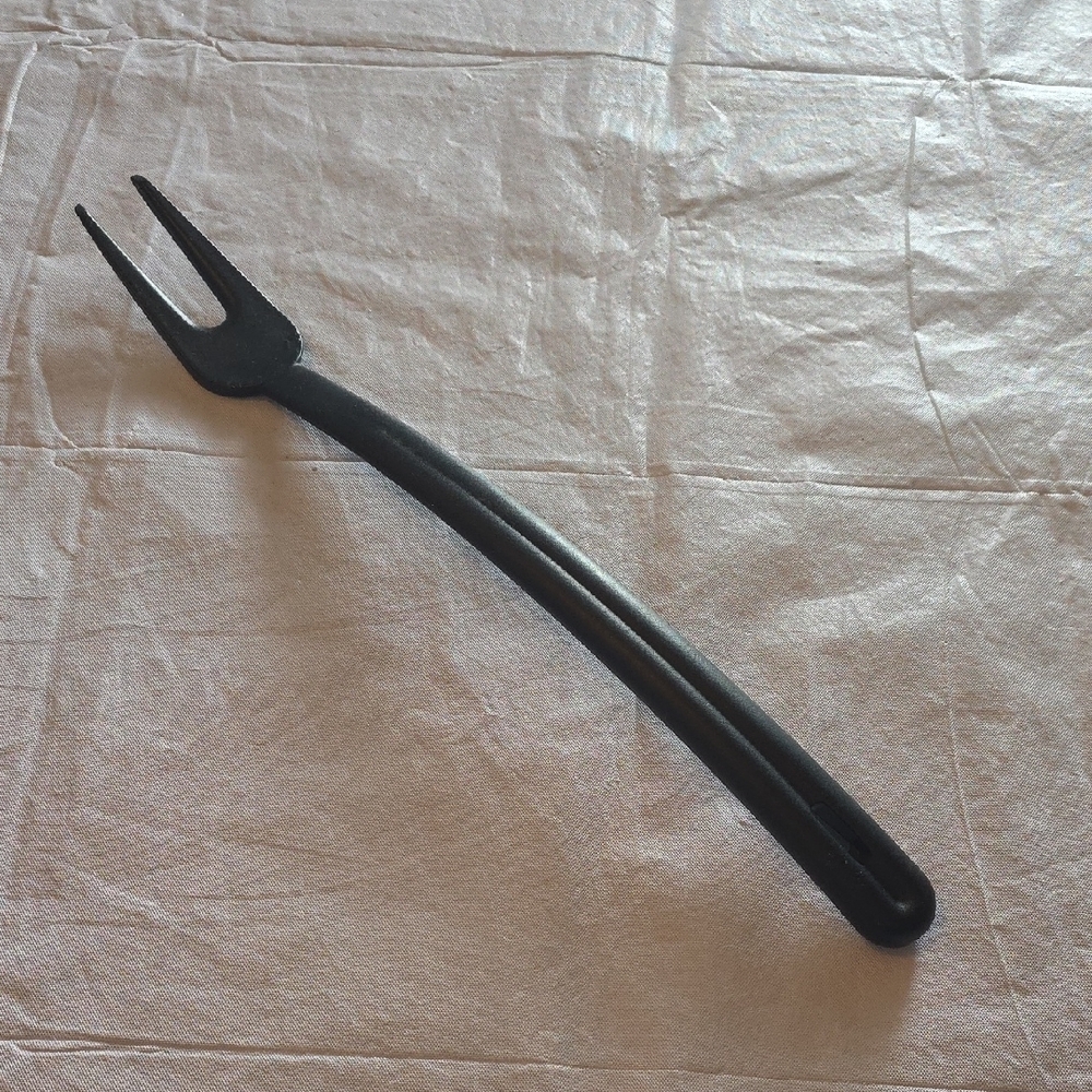 Tupperware E Series Black Nylon Long Serving Fork 14.5" 4687A-2‎ Heat Resistant